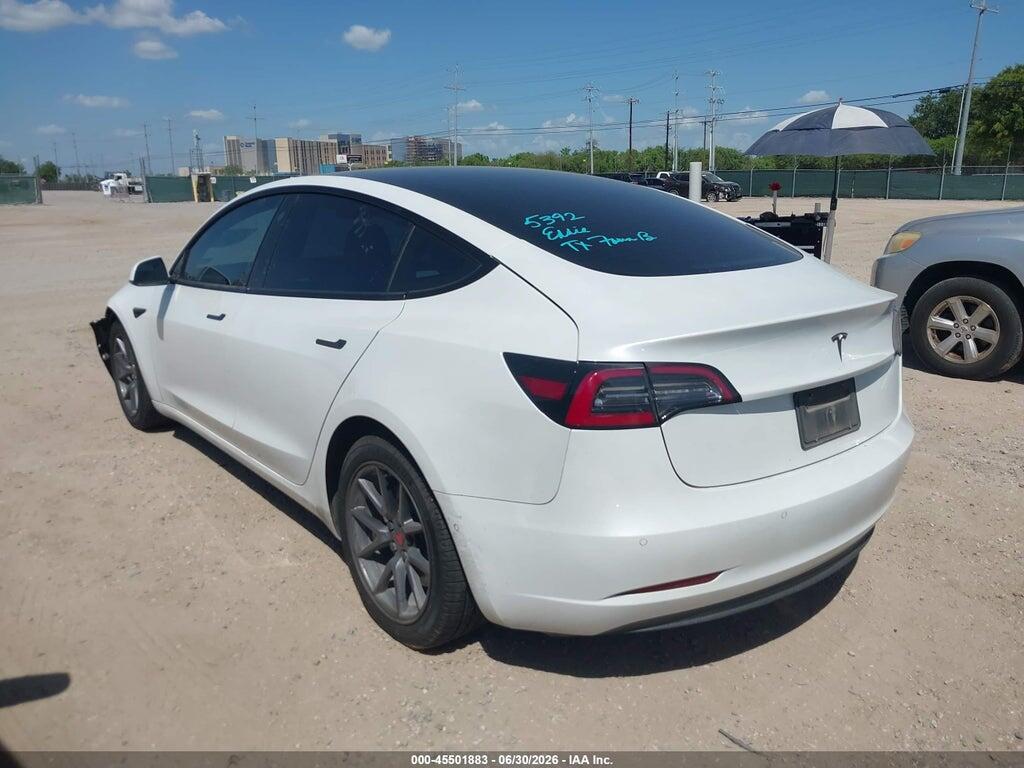 5YJ3E1EA7MF871197 2021 TESLA MODEL 3 photo no. 3