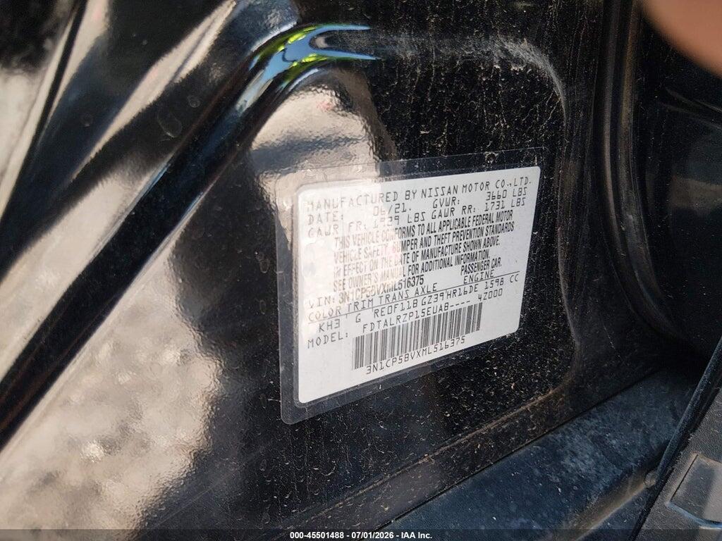 3N1CP5BVXML516375 2021 NISSAN KICKS photo no. 9