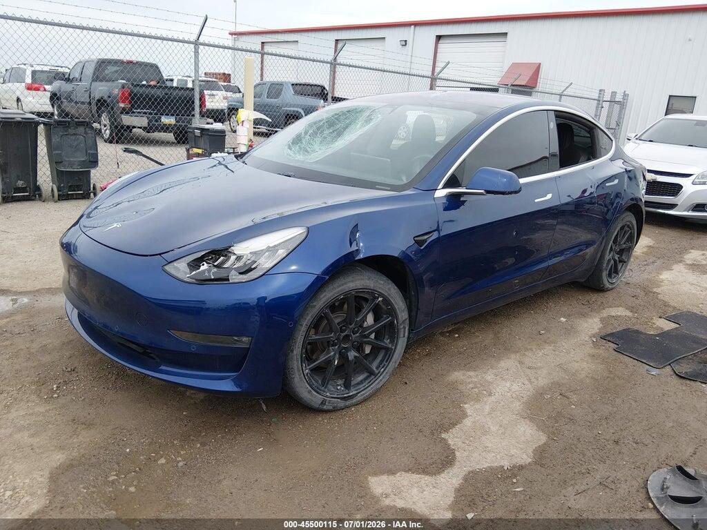 5YJ3E1EA1JF007242 2018 TESLA MODEL 3 photo no. 2