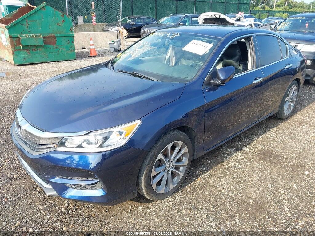 1HGCR2F38HA205380 2017 HONDA ACCORD photo no. 2