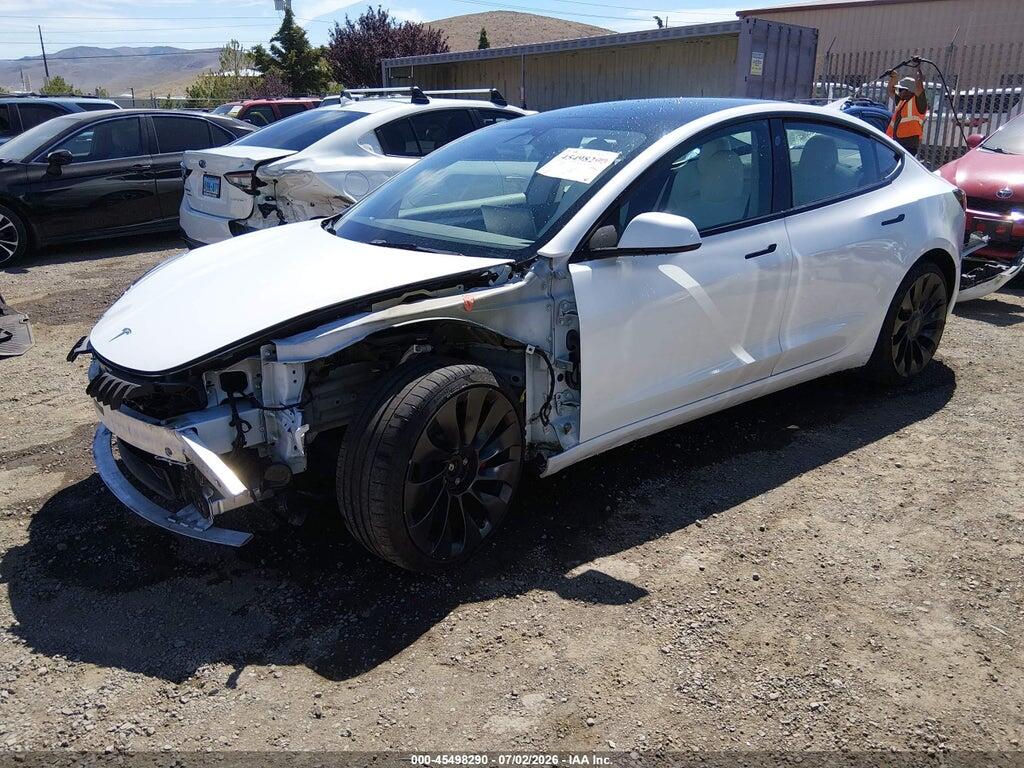 5YJ3E1EC4NF293403 2022 TESLA MODEL 3 photo no. 2