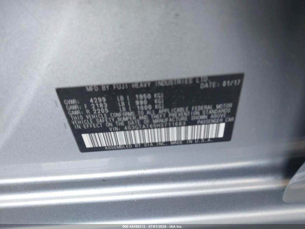 4S3GTAT65H3711683 2017 SUBARU IMPREZA photo no. 9