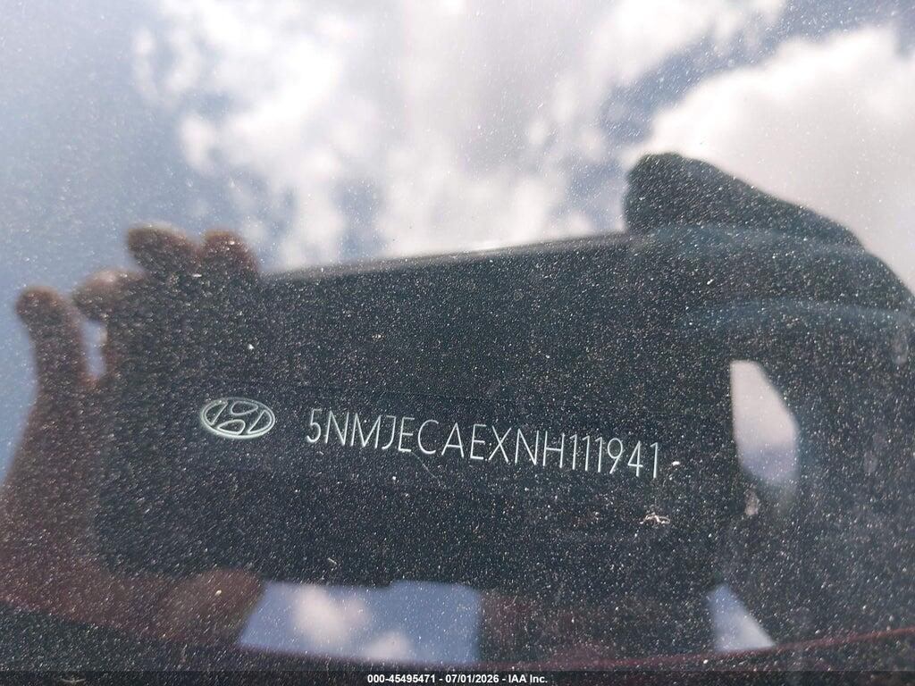 5NMJECAEXNH111941 2022 HYUNDAI TUCSON photo no. 9