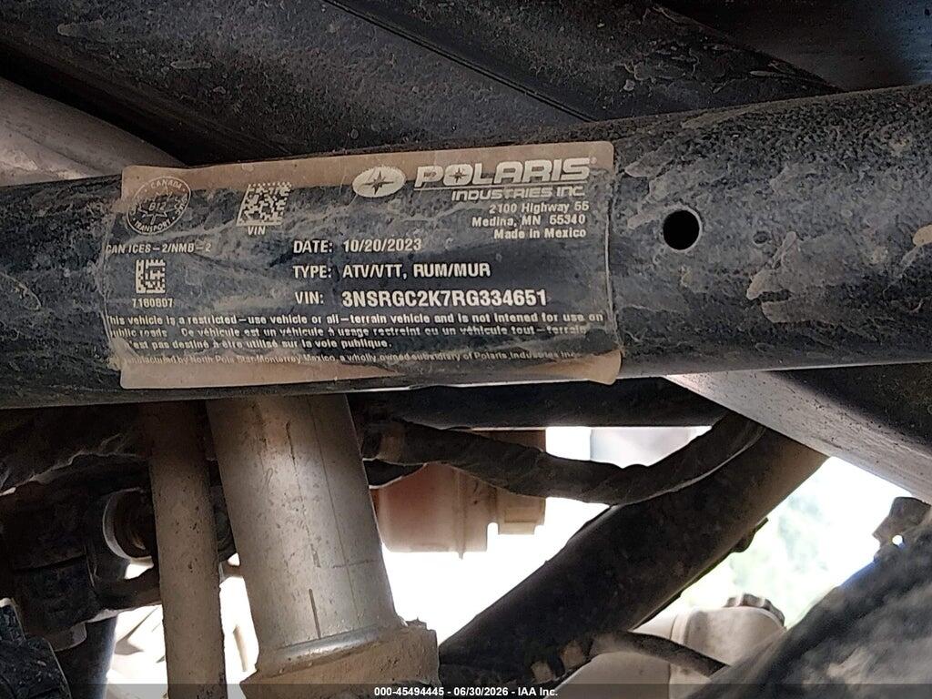 3NSRGC2K7RG334651 2024 POLARIS RZR photo no. 10
