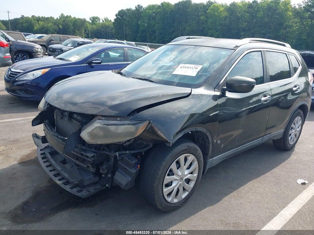 KNMAT2MT3GP635338 2016 NISSAN ROGUE photo no. 2