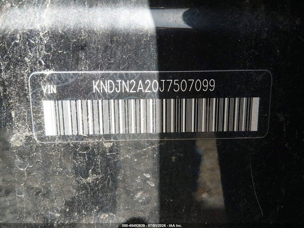 KNDJN2A20J7507099 2018 KIA SOUL photo no. 9