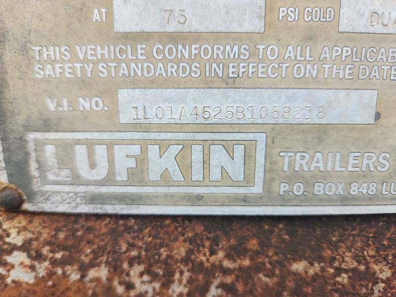 1981 LUFKIN DRY VAN TRAILER - DRY VAN TRAILER — Фото 10 из 10