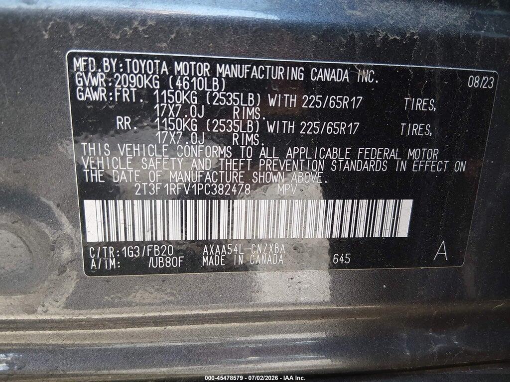 2T3F1RFV1PC382478 2023 TOYOTA RAV4 photo no. 9