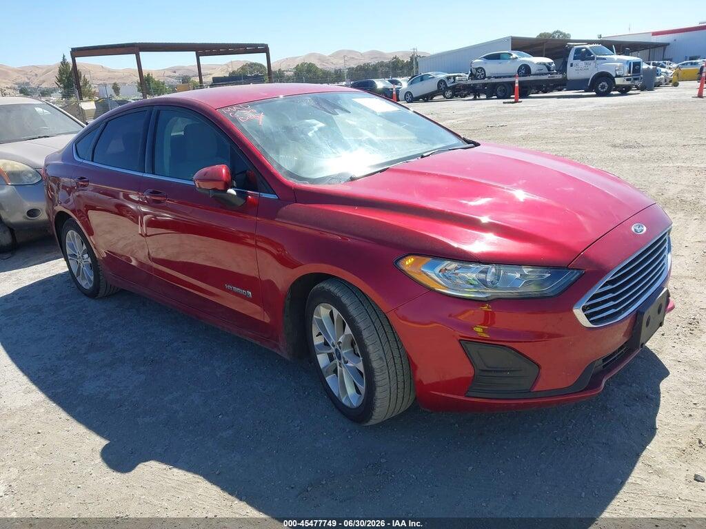 3FA6P0LU4KR257126 2019 FORD FUSION HYBRID photo no. 1