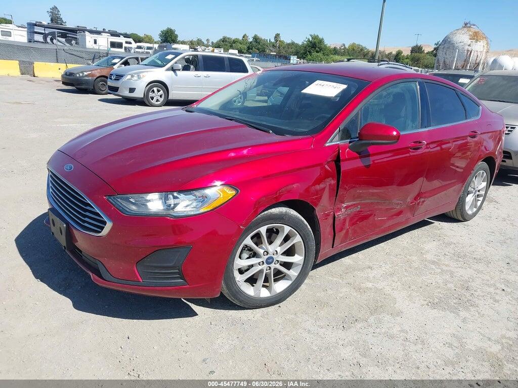 3FA6P0LU4KR257126 2019 FORD FUSION HYBRID photo no. 2
