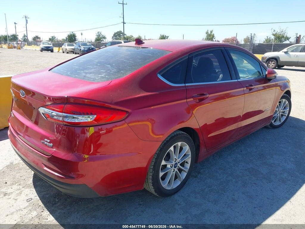 3FA6P0LU4KR257126 2019 FORD FUSION HYBRID photo no. 4