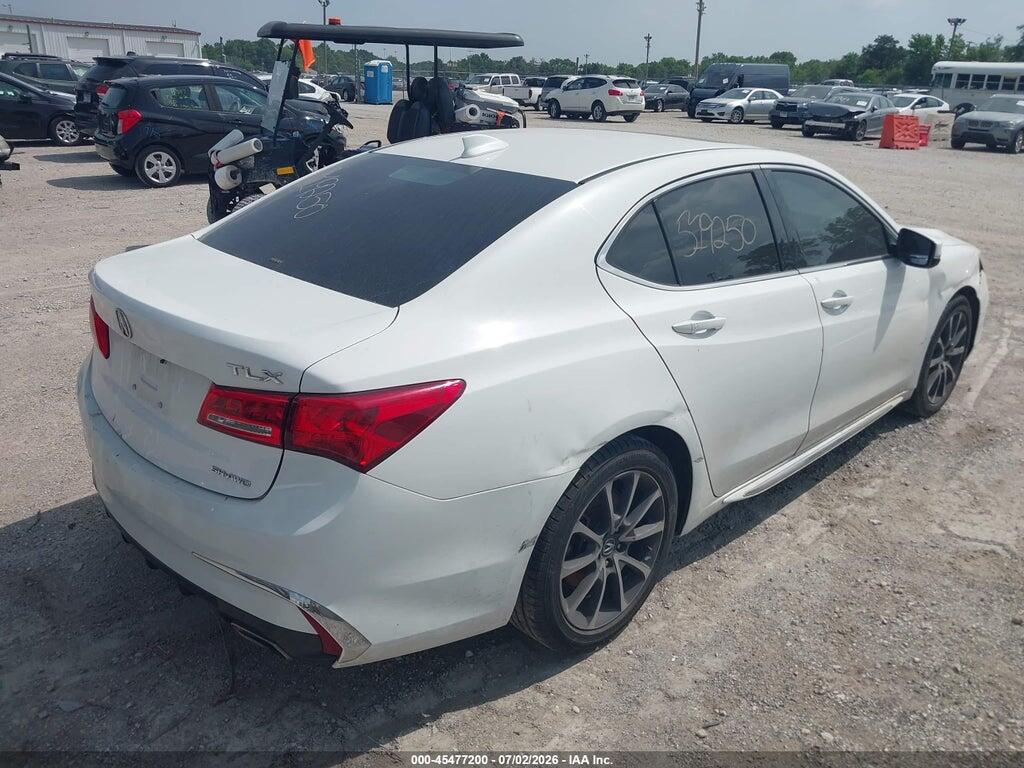 19UUB3F52JA003107 2018 ACURA TLX photo no. 4