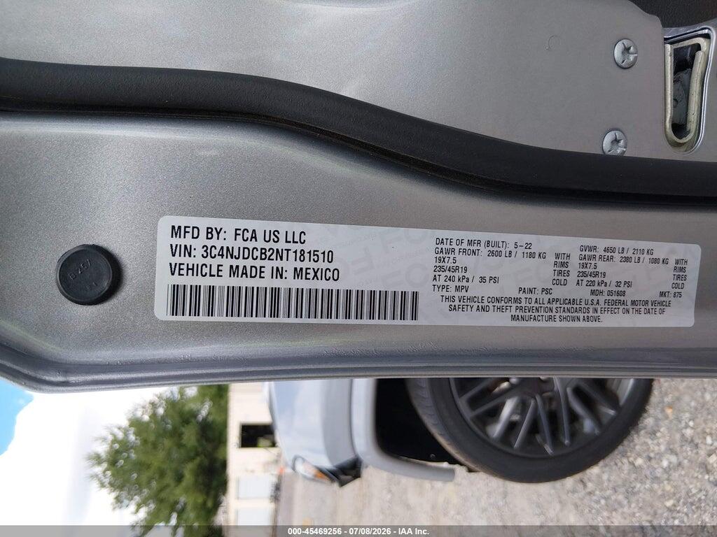 3C4NJDCB2NT181510 2022 JEEP COMPASS photo no. 9