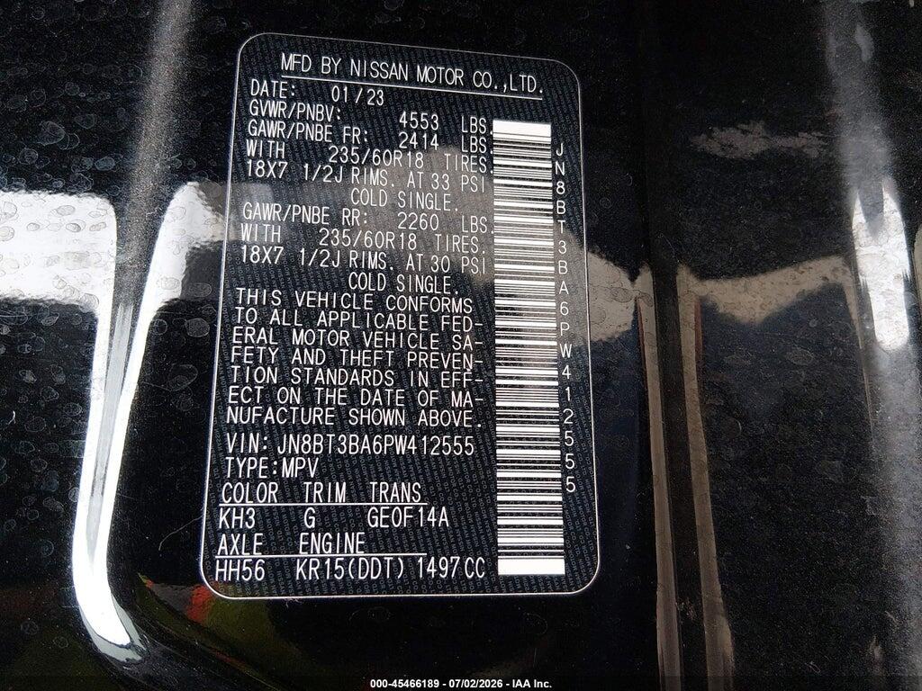 JN8BT3BA6PW412555 2023 NISSAN ROGUE photo no. 9