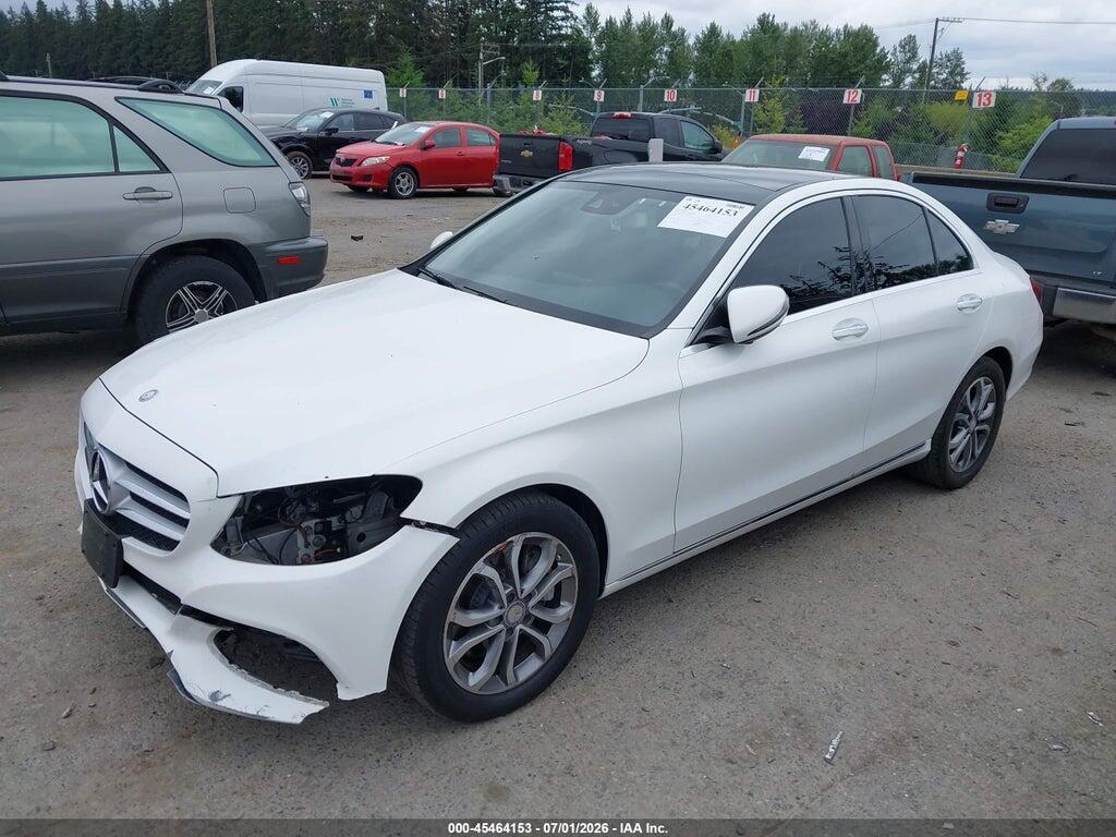 55SWF4KB8HU204944 2017 MERCEDES-BENZ C 300 photo no. 2
