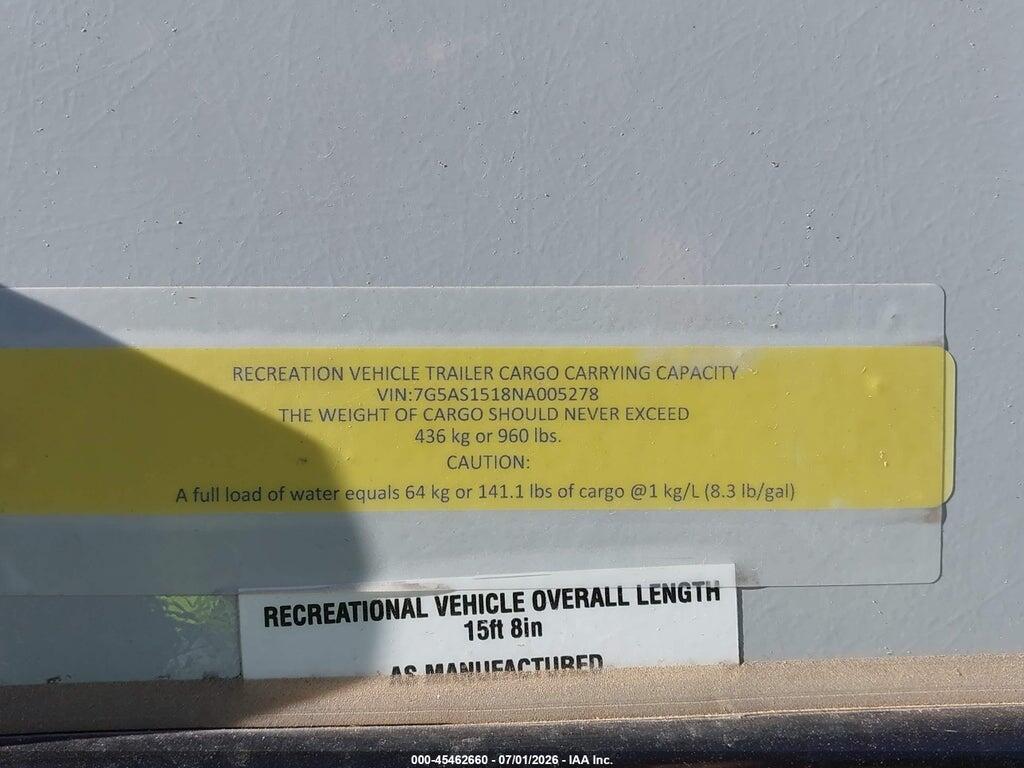7G5AS1518NA005278 2022 OTHER OTHER photo no. 9