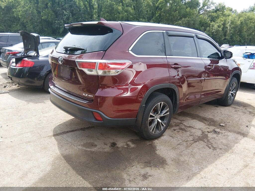 5TDJKRFH0GS324766 2016 TOYOTA HIGHLANDER photo no. 4