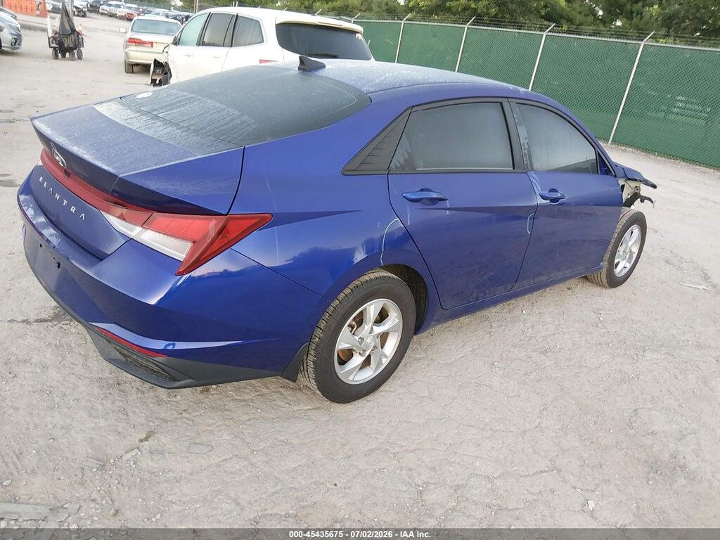 KMHLL4AG4MU213714 2021 HYUNDAI ELANTRA photo no. 4