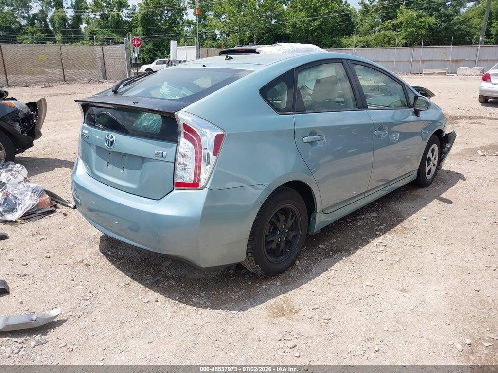 JTDKN3DU7E1847785 2014 TOYOTA PRIUS photo no. 4