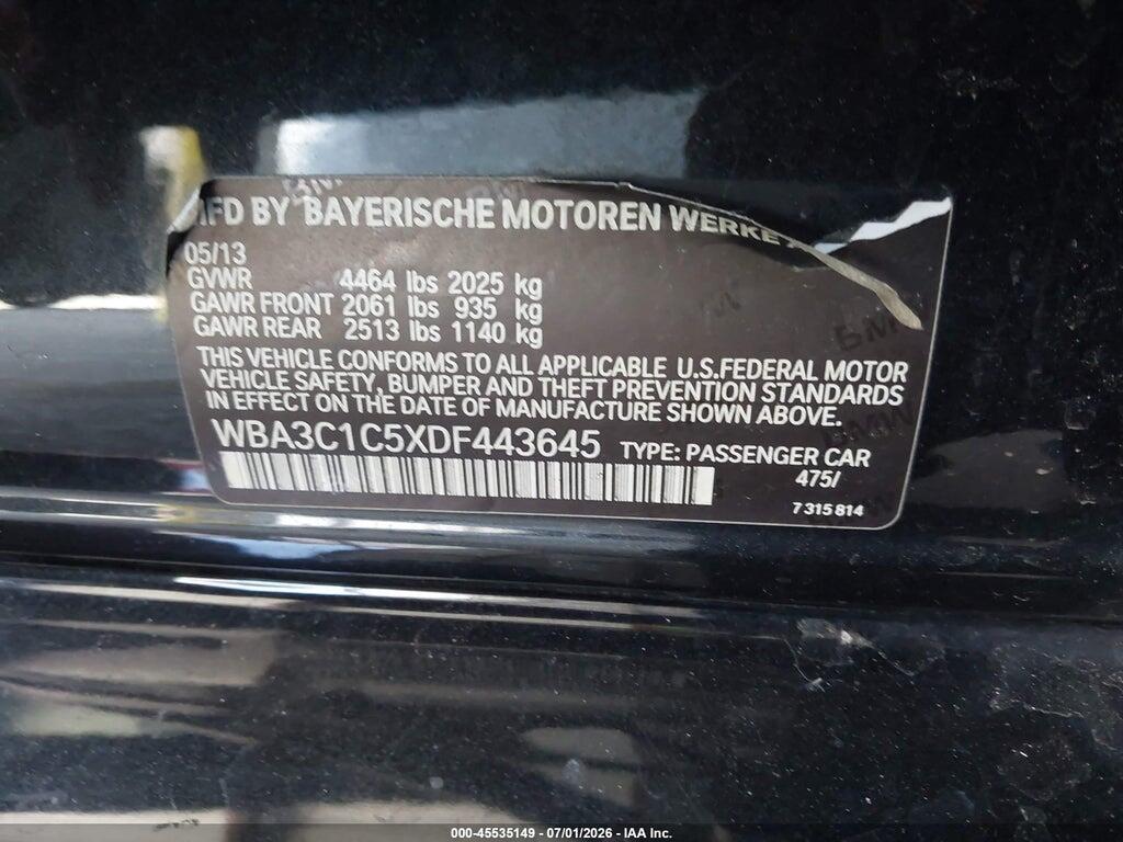 WBA3C1C5XDF443645 2013 BMW 328I photo no. 9