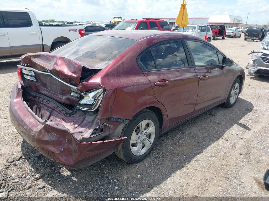 2HGFB2F51EH503107 2014 HONDA CIVIC photo no. 4