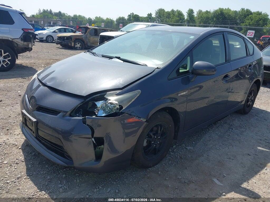 JTDKN3DU1D1615214 2013 TOYOTA PRIUS photo no. 2