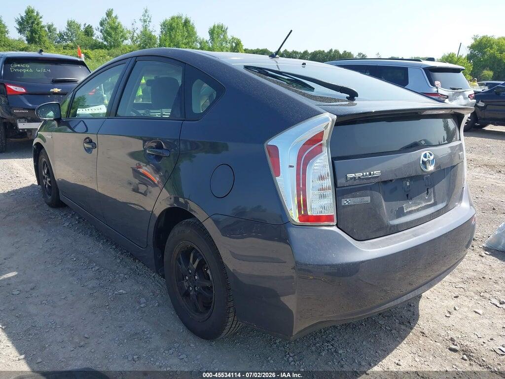 JTDKN3DU1D1615214 2013 TOYOTA PRIUS photo no. 3