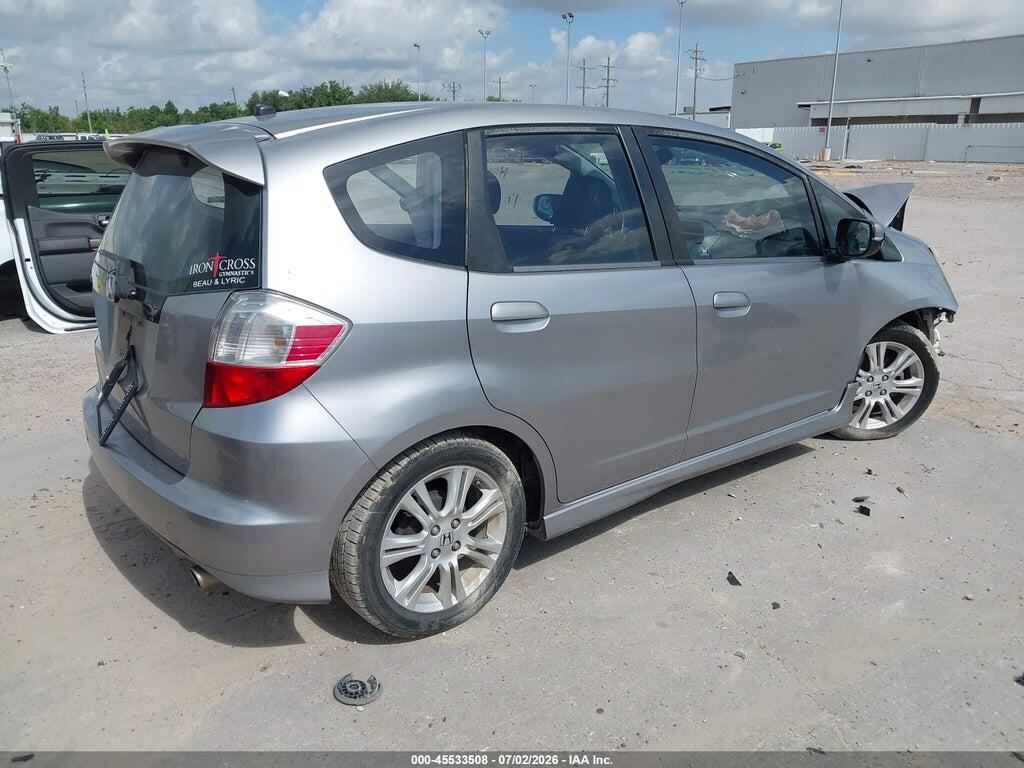 JHMGE88689S003445 2009 HONDA FIT photo no. 4