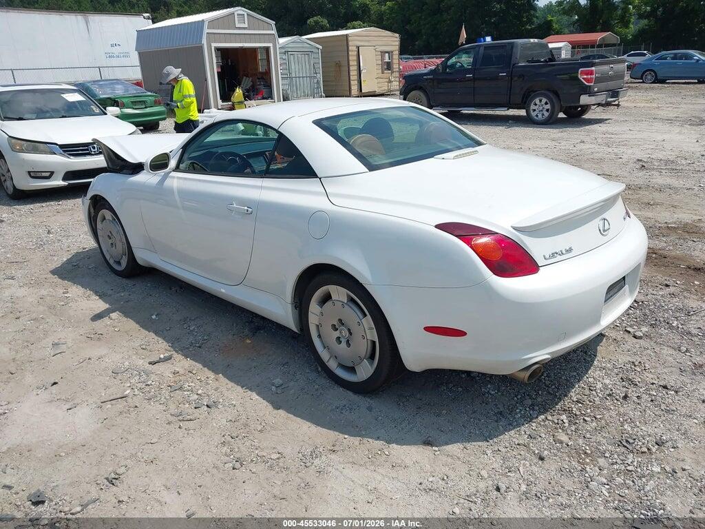 JTHFN48Y920027048 2002 LEXUS SC 430 photo no. 3