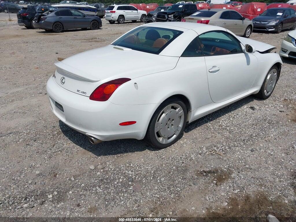 JTHFN48Y920027048 2002 LEXUS SC 430 photo no. 4