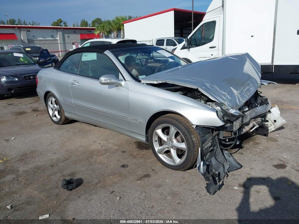 2005 MERCEDES-BENZ CLK 320 WDBTK65J05F123554