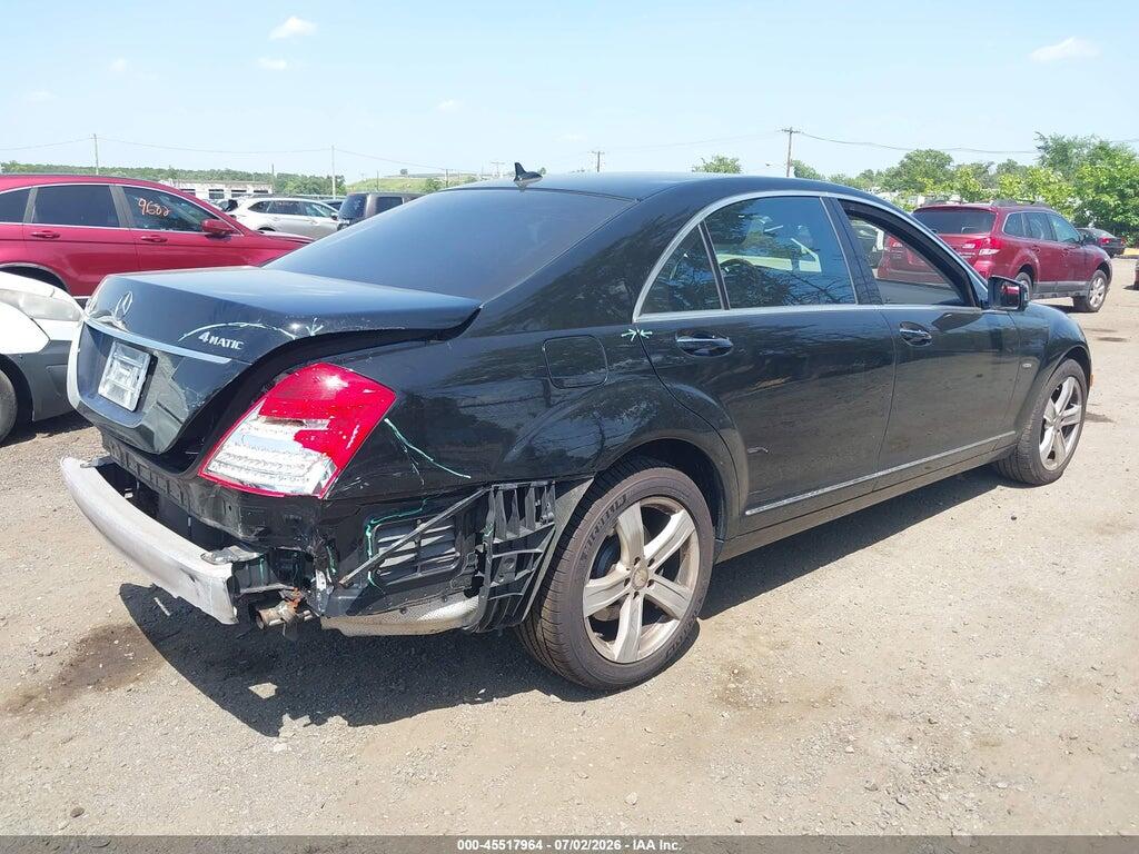 WDDNG9EBXCA453501 2012 MERCEDES-BENZ S 550 photo no. 4