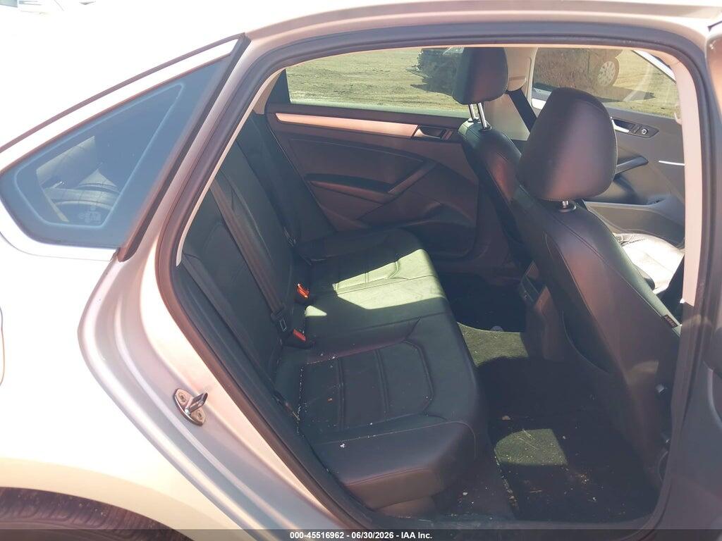 1VWBP7A32CC074400 2012 VOLKSWAGEN PASSAT photo no. 8