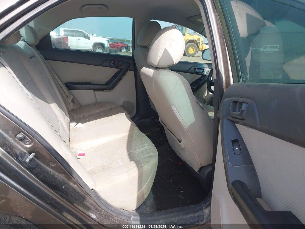 KNAFU4A2XC5475567 2012 KIA FORTE photo no. 8