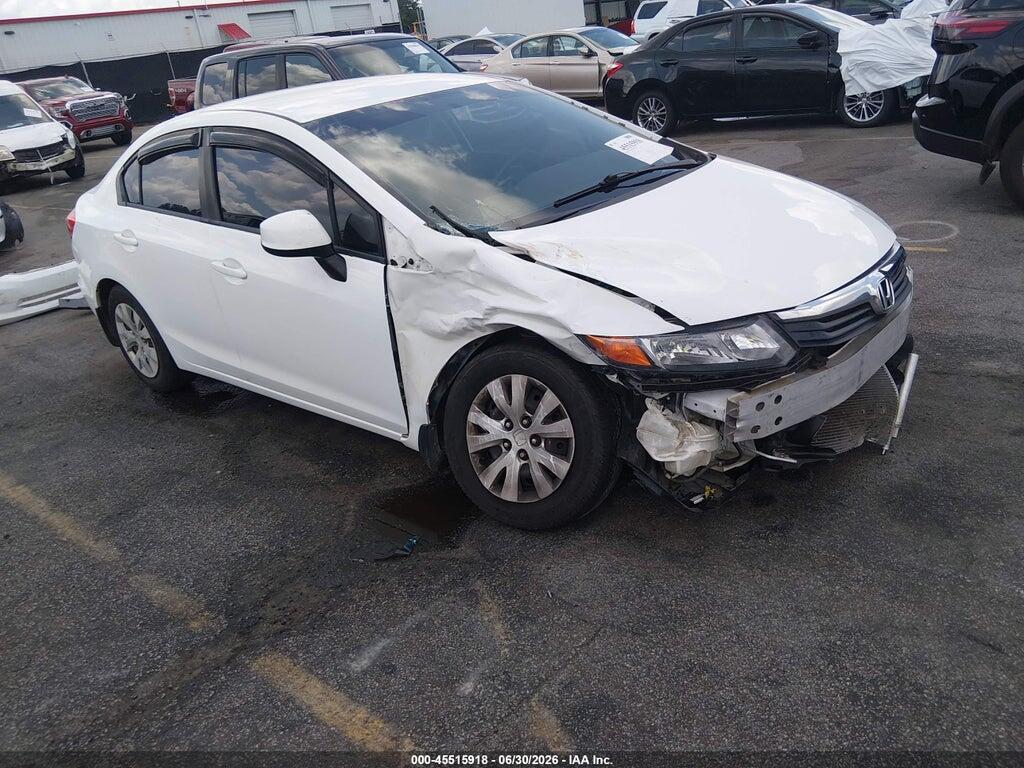 19XFB2F51CE103670 2012 HONDA CIVIC photo no. 1