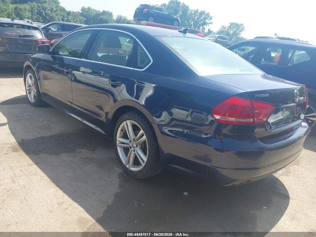 1VWBN7A36EC100344 2014 VOLKSWAGEN PASSAT photo no. 3