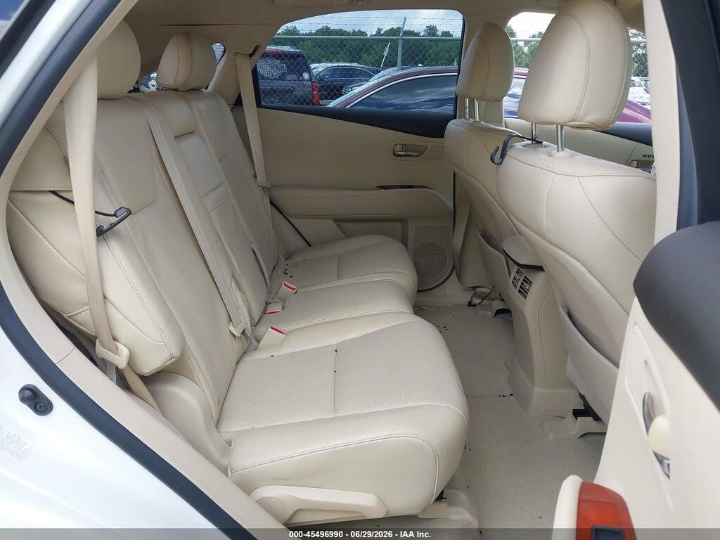2T2BK1BA7CC125680 2012 LEXUS RX 350 photo no. 8