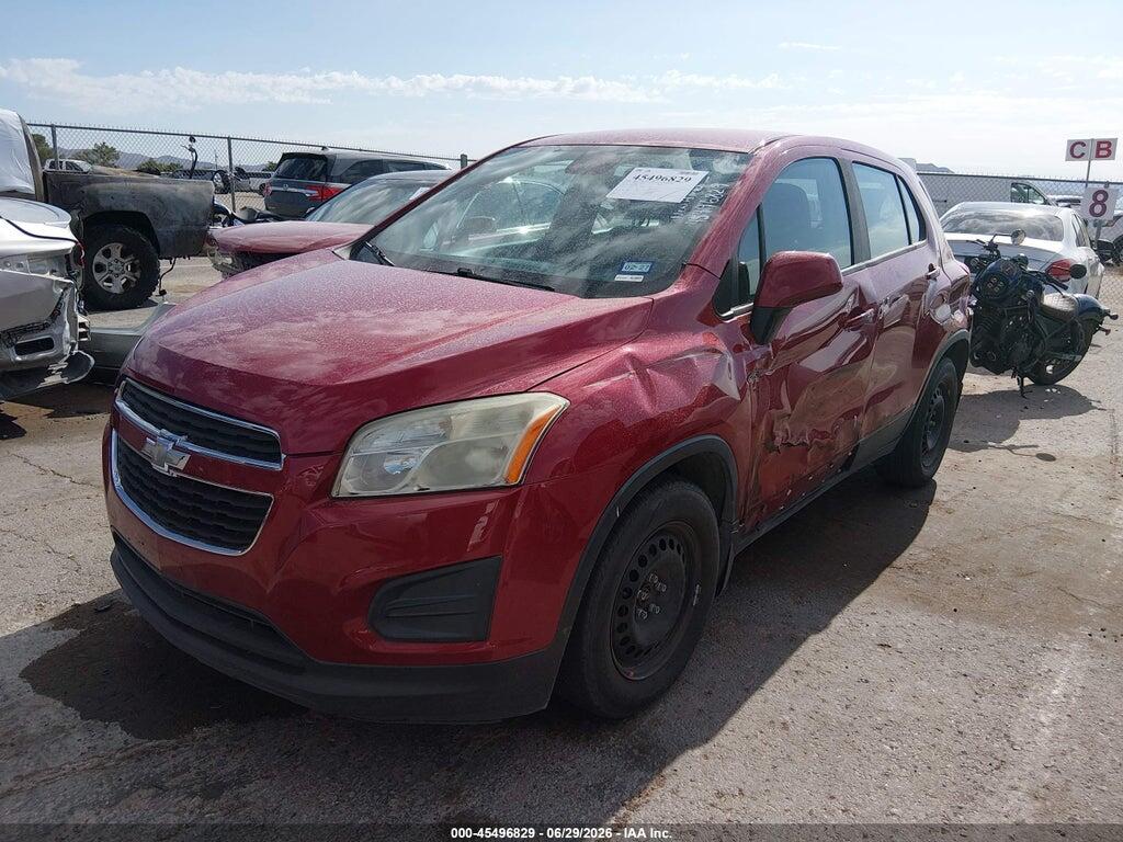 KL7CJKSB3FB071305 2015 CHEVROLET TRAX photo no. 2