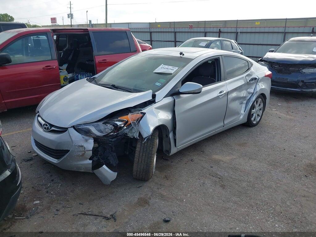 KMHDH4AE1DU556789 2013 HYUNDAI ELANTRA photo no. 2