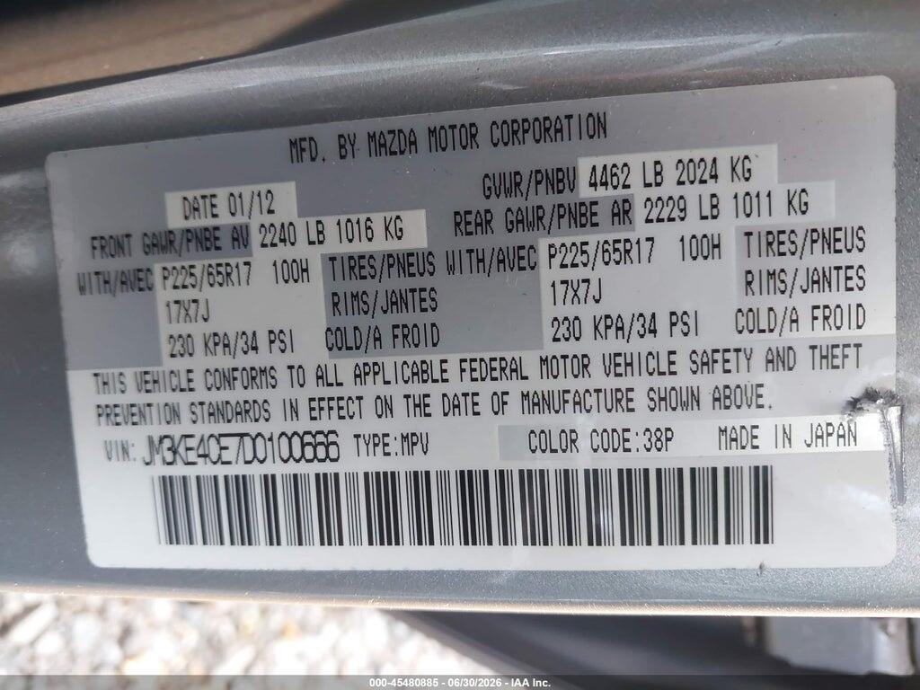 JM3KE4CE7D0100666 2013 MAZDA CX-5 photo no. 9