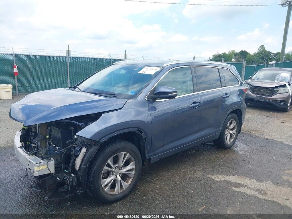 5TDJKRFHXFS210756 2015 TOYOTA HIGHLANDER photo no. 2