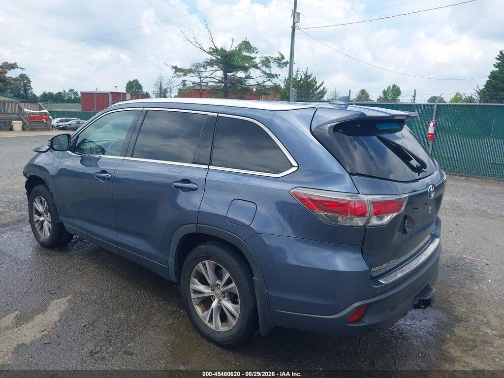 5TDJKRFHXFS210756 2015 TOYOTA HIGHLANDER photo no. 3