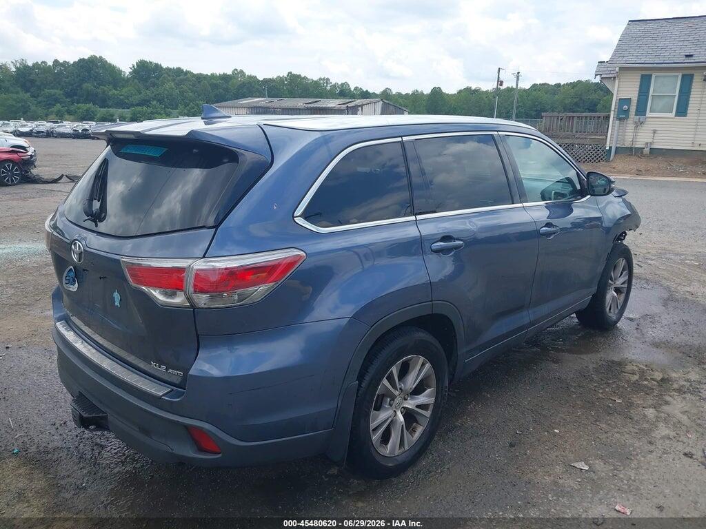5TDJKRFHXFS210756 2015 TOYOTA HIGHLANDER photo no. 4
