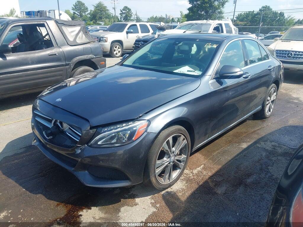 55SWF4KB2FU076505 2015 MERCEDES-BENZ C 300 photo no. 2