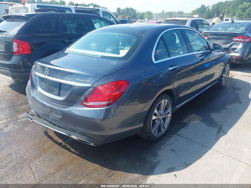 55SWF4KB2FU076505 2015 MERCEDES-BENZ C 300 photo no. 4