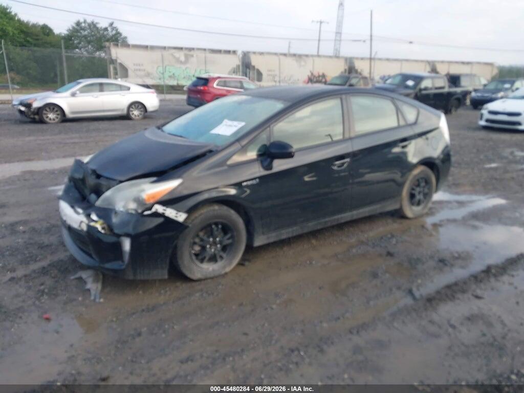JTDKN3DU7C5448722 2012 TOYOTA PRIUS photo no. 2
