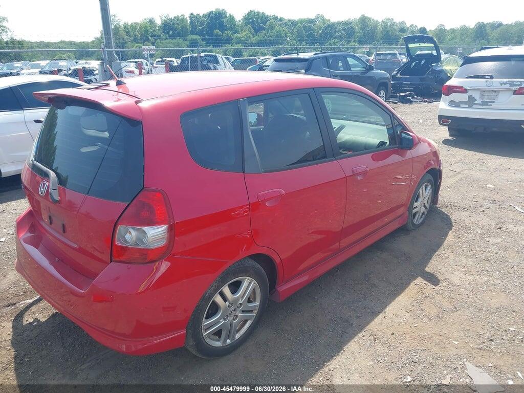 JHMGD38617S004973 2007 HONDA FIT photo no. 4