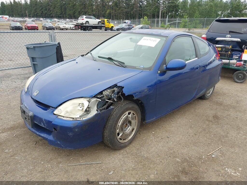 JHMZE13721T001205 2001 HONDA INSIGHT photo no. 2