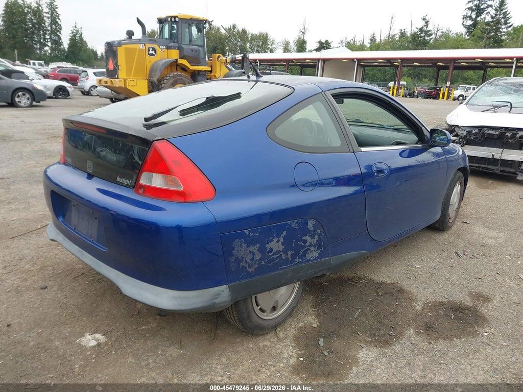 JHMZE13721T001205 2001 HONDA INSIGHT photo no. 4