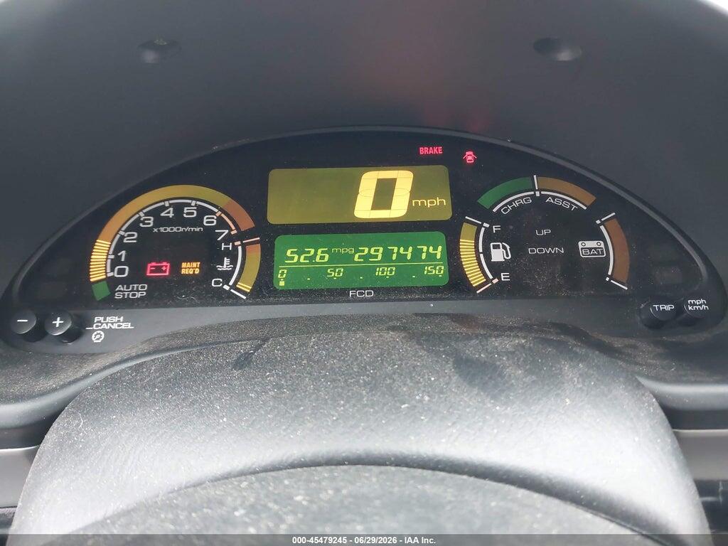 JHMZE13721T001205 2001 HONDA INSIGHT photo no. 7